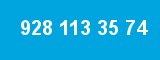928 113 35 74